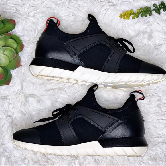 SOLD Moncler Emilien Black Low Sneakers Trainers - Picture 3 of 8